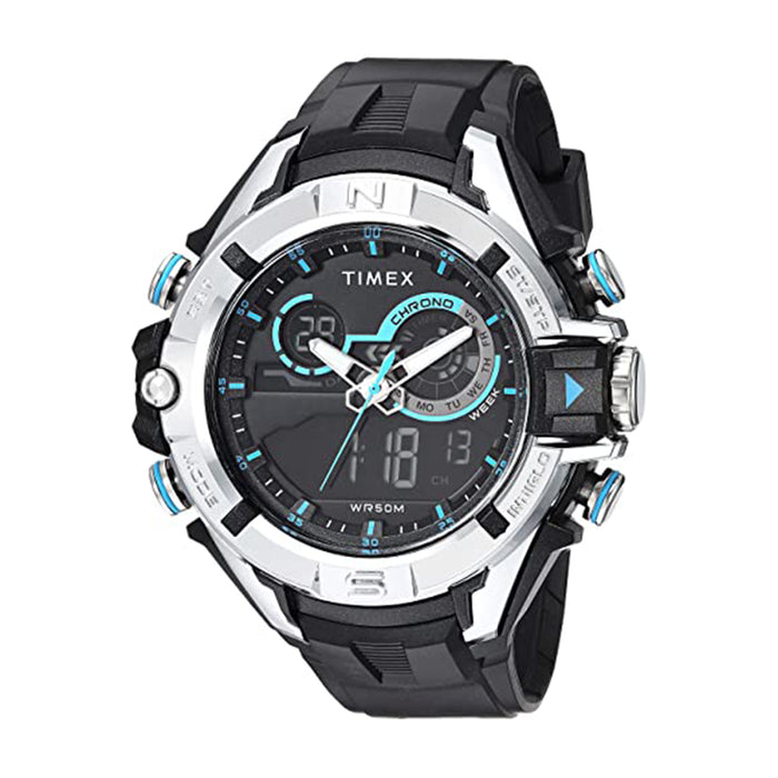Timex Mens Guard DGTL Bold Combo Resin Strap Watch - TW5M23000