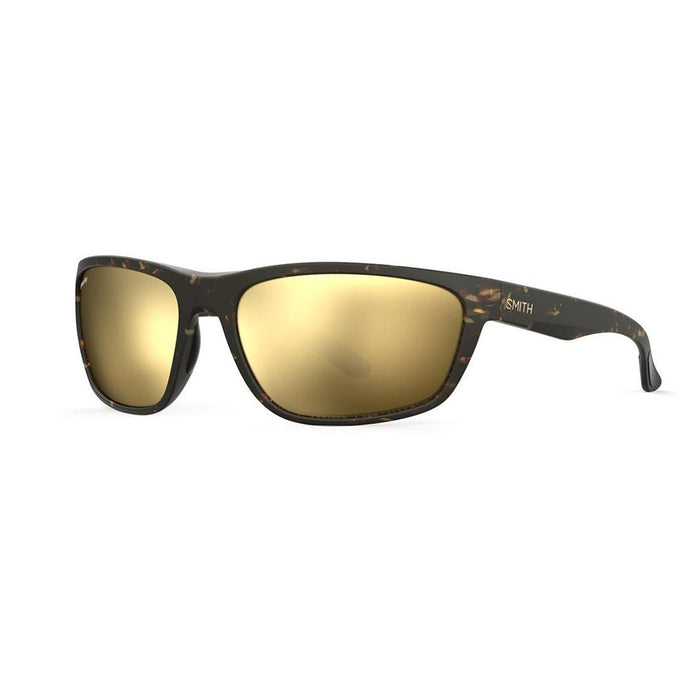 Smith Mens Redding Matte Brown Tortoise Frame ChromaPop Polarized Bronze Mirror Lens Sunglasses - 202304HGC62QE