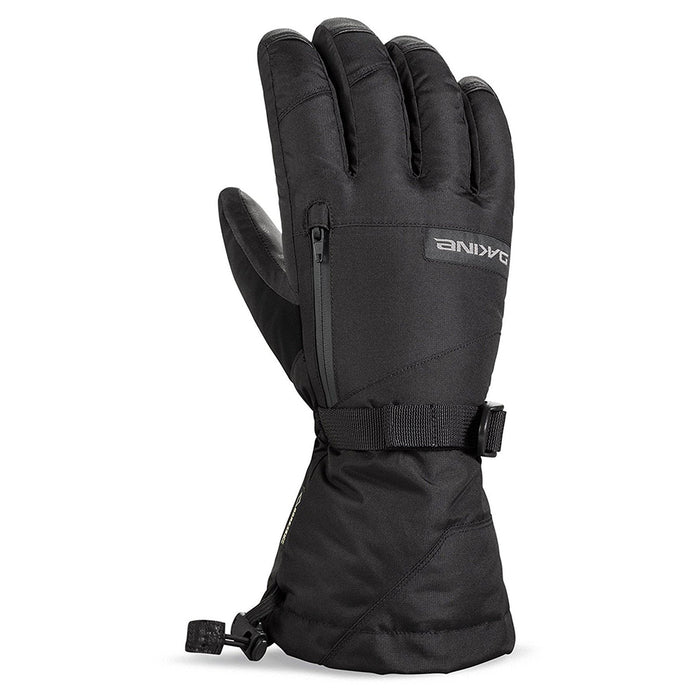 Dakine Mens Black Nylon poly Leather Titan Snowboard Gloves - 01100353-BLACK-XL