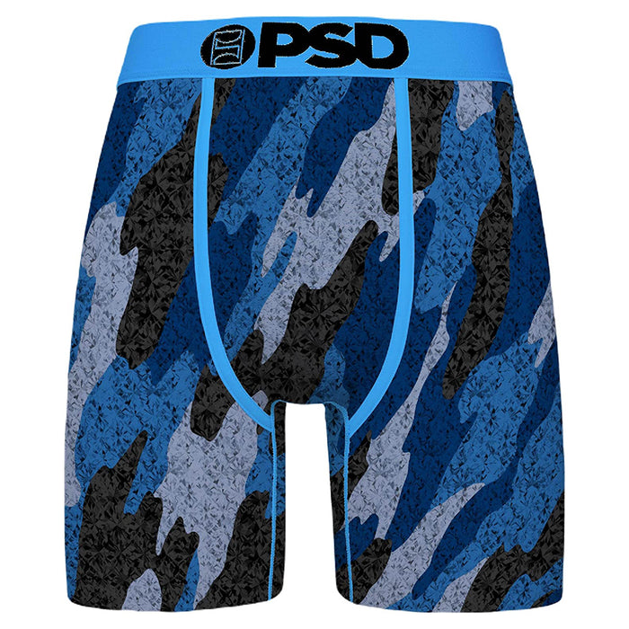 PSD Men's Blue Artic Ice Camo Micro Mesh Boxer Briefs Underwear - 422180036-BLU