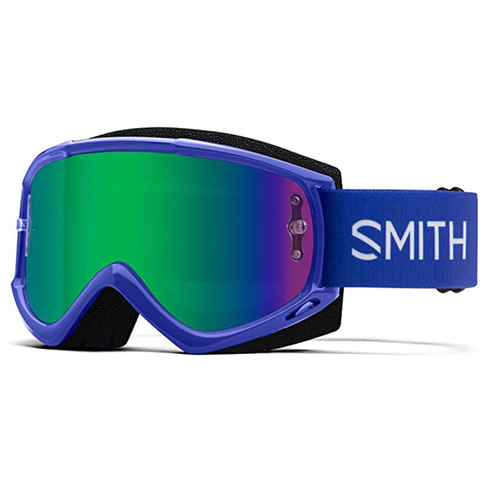 Smith Optics Mens Fuel V.2 Klein Blue Green Mirror Clear Anti Fog Bike Goggle - M00830237991Y