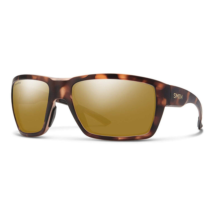 Smith High-Water Men's Matte Tortoise Frame Brown ChromaPop PLUS Polarized Lens Wrap Sunglasses - 201275N9P64QB