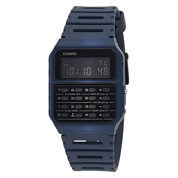 Casio Unisex Blue Resin Band Digital Quartz Watch - CA-53WF-2BDF
