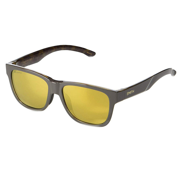 Smith Lowdown Slim 2 Unisex Gravy Tortoise Frame Bronze Mirror Lens Square Sunglasses - LS2CPBZMGVT