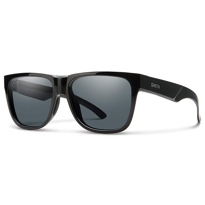 Smith Lowdown 2 Men's Black Frame Polarized Grey Lens Square Sunglasses - 20094180756M9