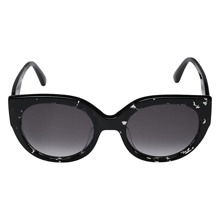 Toms Womens Gray Lens Black Frame One Size Non Polarized Round Sunglasses - 10005971