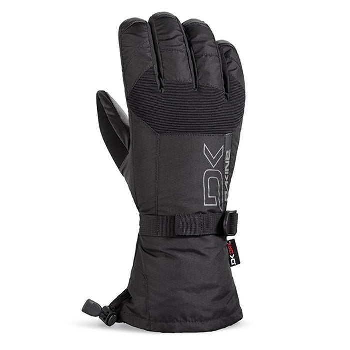 Dakine Mens Black Leather Polyester Scout Gloves - 01300207-BLACK-XL