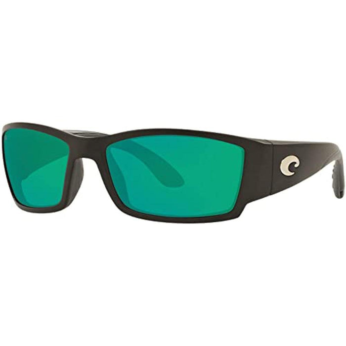 Costa Del Mar Mens Corbina Matte Black Frame Green Mirror Polarized Lens Sunglasses - CB11OGMGLP - WatchCo.com