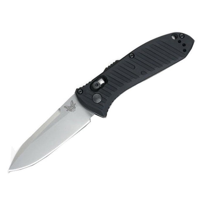 Benchmade 5750 Black Mini Presidio II Automatic AXIS Lock Satin Plain CPM-S30V knife - BM-5750