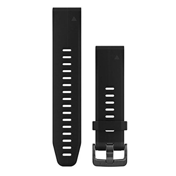 Garmin QuickFit 20mm Black Silicone Watch Band  - 010-12739-00