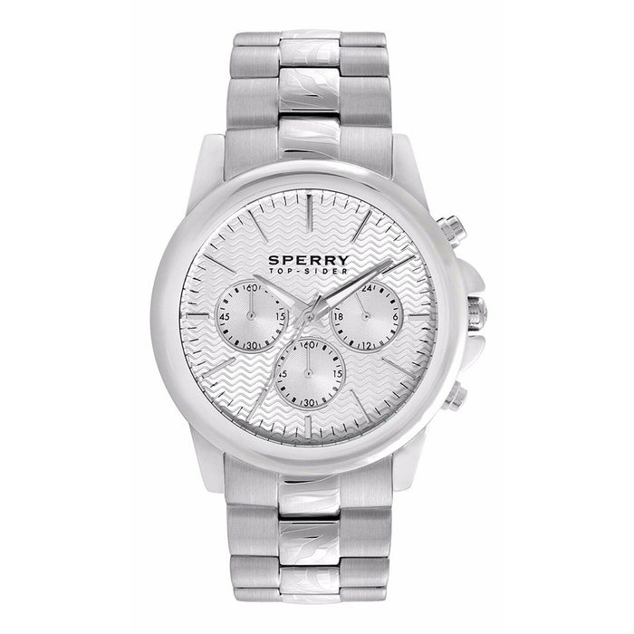 SPERRY Women's Top-Sider Halyard Silver Dial Stainless Steel Bracelet Quartz Watches - 103057