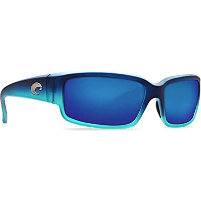 Costa Del Mar Mens Caballito Matte Caribbean Fade Frame Blue Mirror Polarized Lens Sunglasses - CL73OBMGLP - WatchCo.com