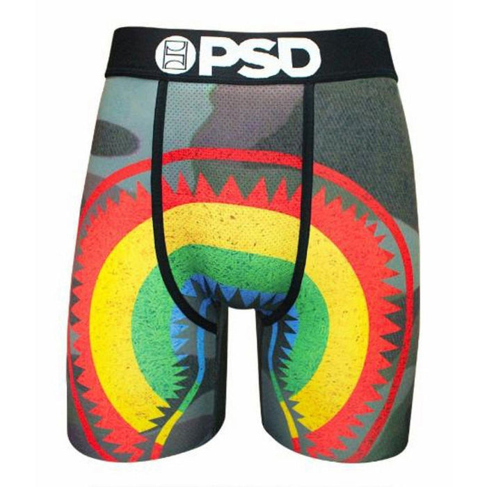 PSD Camo Rainbow Mens Multicolored Boxer Briefs Medium Underwear — WatchCo