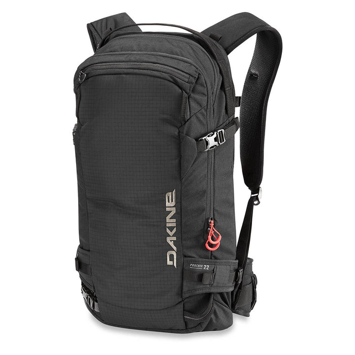 Dakine Unisex Black Poacher 22L Ski-Snowboard Backpack - 10002066-BLACK