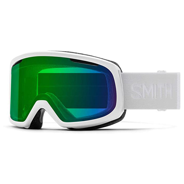 Smith Womens Riot Snow White Vapor Chromapop Everyday Green Mirror Goggles - M0067233F99XP