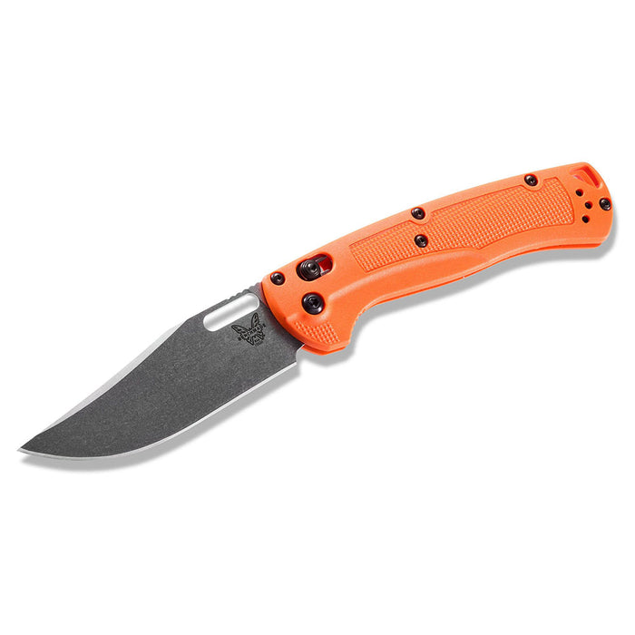 Benchmade Orange Grivory Handles CPM-154 Stainless Steel Clip Point Blade AXIS Folding Knife - BM-15535