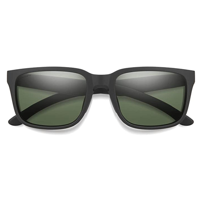 Smith Womens Matte Black Frame Chromapop Gray Green Lens Polarized Lifestyle Sunglasses - 203671K8755L7