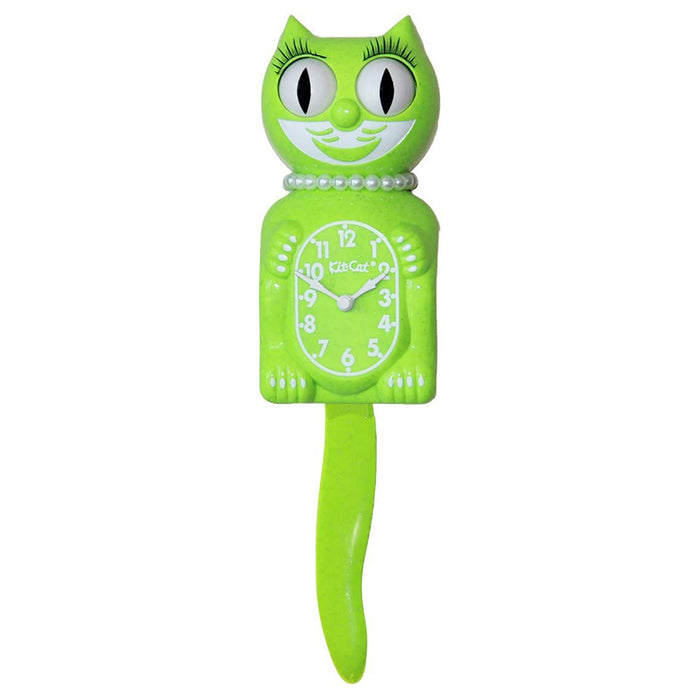 Kit Cat Lady Fun Chartreuse Klock - LBC-41