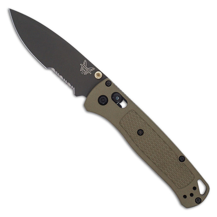 Benchmade Bugout Stainless Steel Gray Blade Ranger Green Handle Bugout AXIS Folding Knife - BM-535SGRY-1