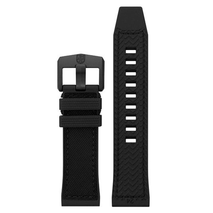 Luminox Men's 1000 ICE-SAR Series Black Rubber Strap Stainless Steel Buckle Watch Band - FPX.2404.21B.1.K