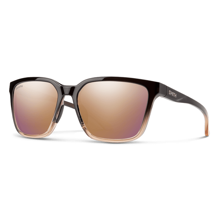 Smith Unisex Shoutout Ombre Fade Frame ChromaPop Polarized Rose Gold Mirror Lens Sunglasses - 202302B0R57DU - WatchCo.com