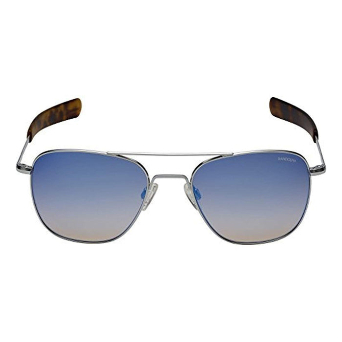 Infinity Unisex Matte Chrome Metal Frame Oasis Metallic Lens Aviator Polarized Full Rim Sunglasses - AF220