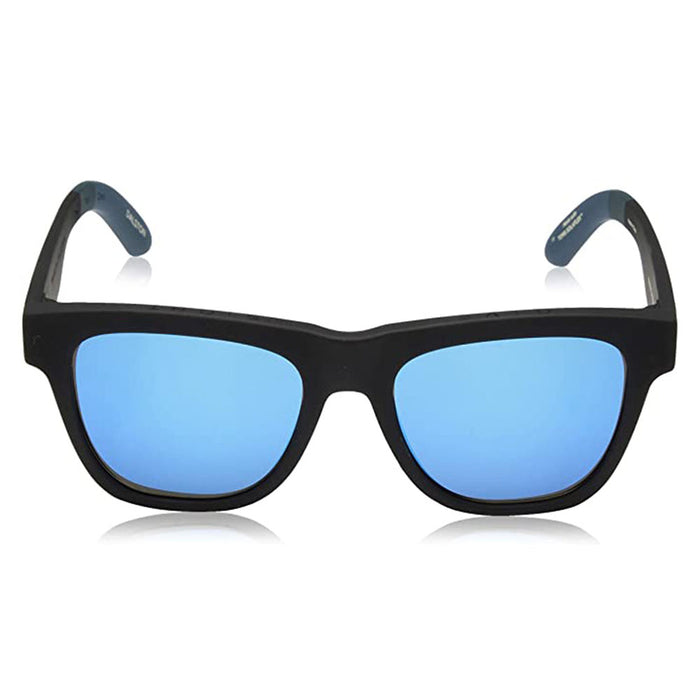 TOMS Womens Traveler Dalston Matte Black Plastic Frame Blue Lens Non-Polarized Sunglasses - 10007084