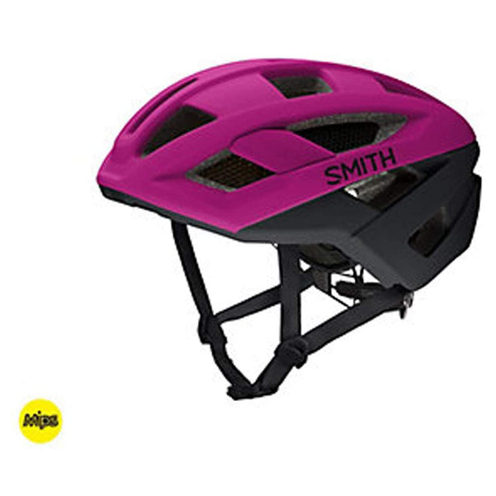 Smith Matte Hibiscus/Black Optics Route MIPS Cycling Helmet - E0071802J5155