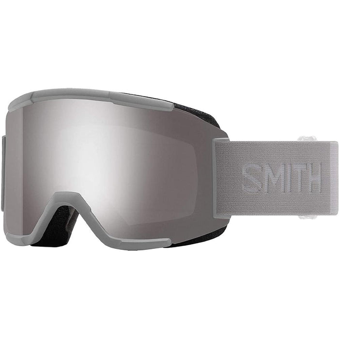 Smith Mens Squad Cloud Gray Frame Sun Platinum Mirror Chromapop Lens Snow Goggle - M006682R6995T - WatchCo.com
