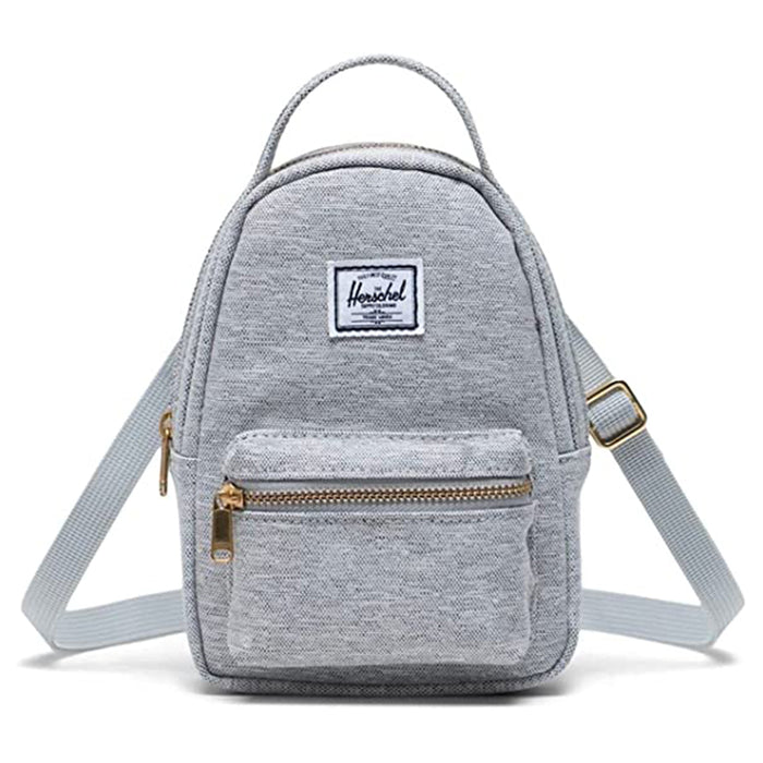Herschel Light Grey Crosshatch One Size Nova Crossbody Mini Backpack Herschel Light Grey Crosshatch One Size Nova Crossbody Mini Backpack