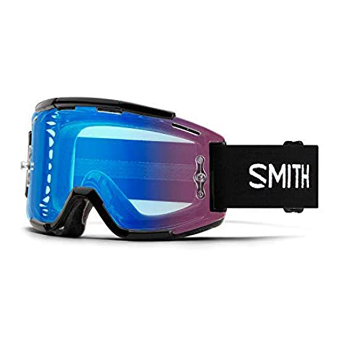 Smith Mens Squad MTB Black ChromaPop Everyday Red Mirror Bike Goggles - M0084136C99MP