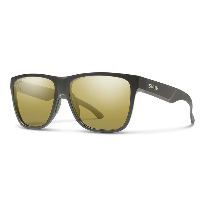 Smith Lowdown XL 2 Mens Matte Gravy Frame Polarized Gold Mirror Lens Square Sunglasses - 201514FRE60A2