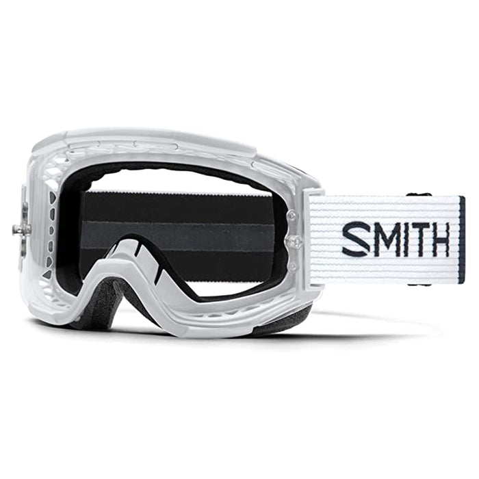 Smith Unisex White/Clear Anti-Fog Squad MTB Bike Goggle - M0084134P99MY