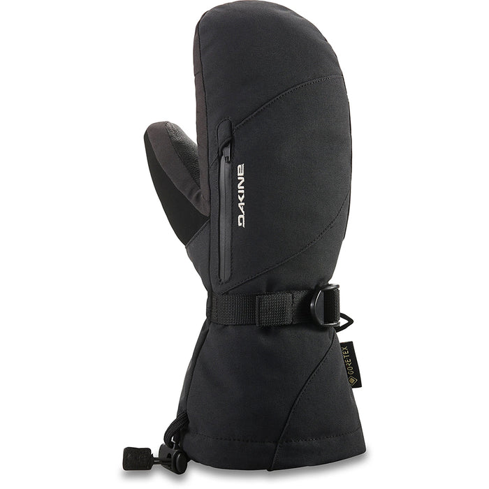 Dakine Womens Leather Sequoia GORE-TEX Black Snowboard Ski Mitt Gloves