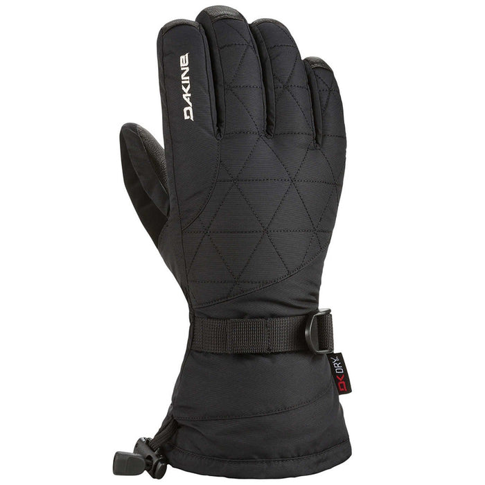 Dakine Womens Black Leather Camino Waterproof Gloves - 10000710-BLACK-XS