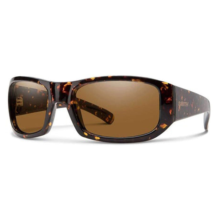 Smith Bauhaus Unisex Dark Amber Tortoise Frame Brown ChromaPop Wrap Sunglasses - 20193008654SP