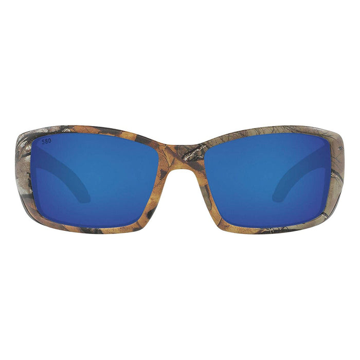 Costa Del Mar Mens Blackfin Realtree Extra Camo Frame Grey Blue Mirror Polarized 580g Lens Sunglasses - BL69OBMGLP