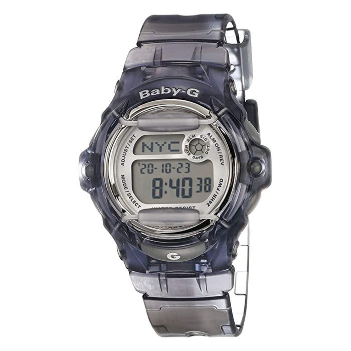 Casio Womens Gray Dial Multicolor plastic Wrist watch - BG169R-8B