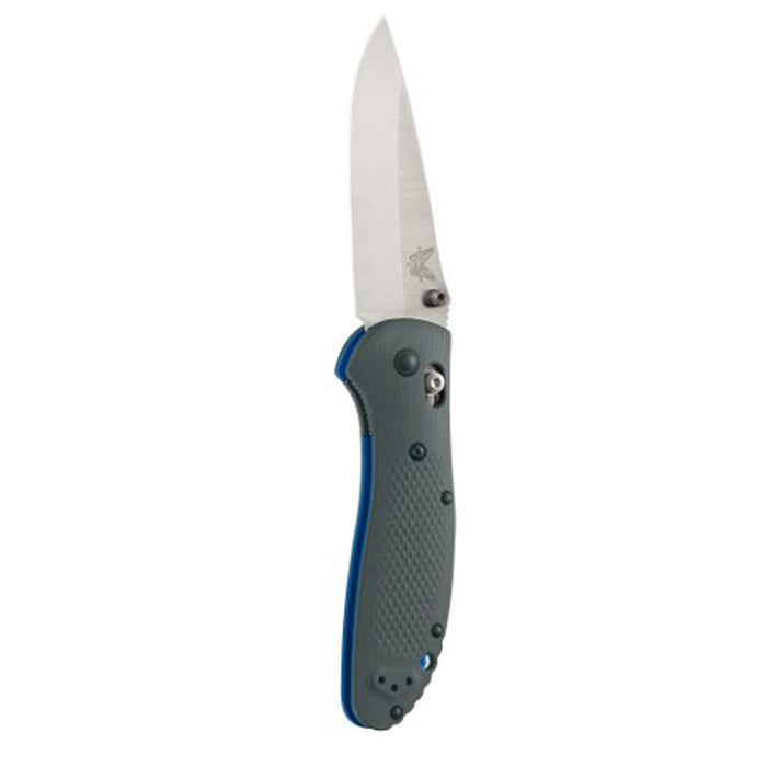 Benchmade Stainless Steel Blade Gray Handle Plain Satin Knife - BM-551-1