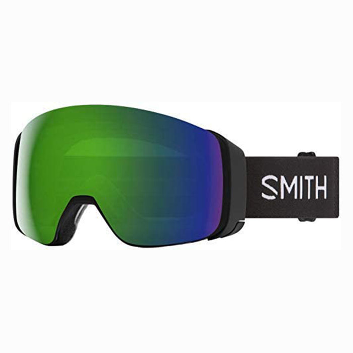 Smith Men's 4D MAG Black Chromapop Sun Green Mirror Snow Goggles - M007322QJ99MK