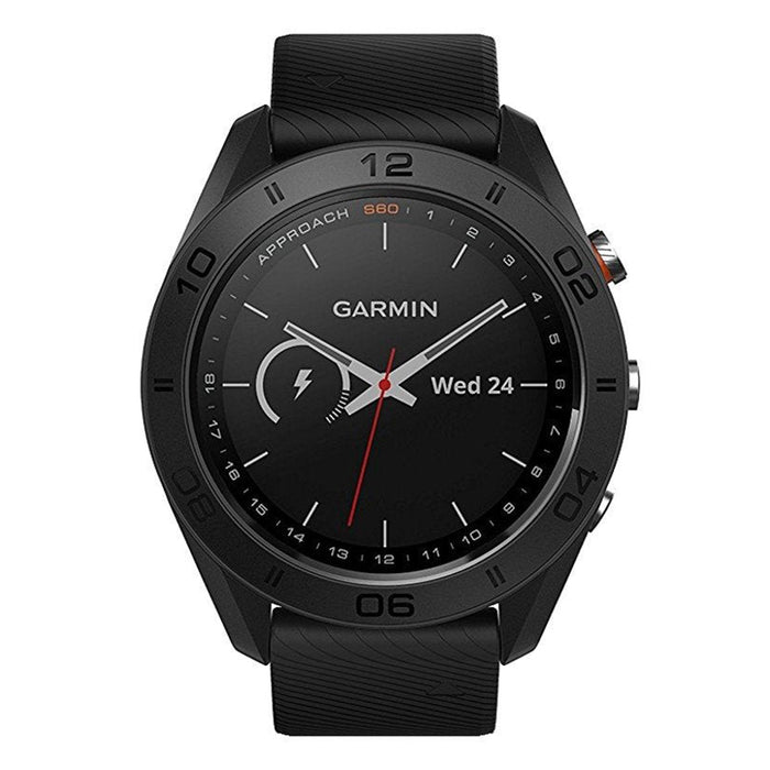 Garmin Approach S60 GPS Black Silicone Band Multicolored Dial Smart Watch - 010-01702-00