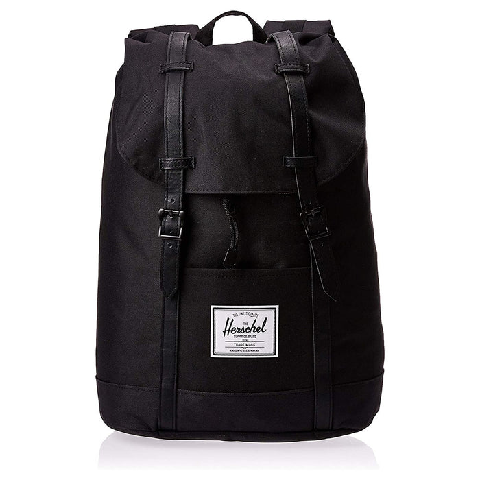 Herschel Unisex Black Classic 19.5L Retreat Backpack - 10066-00535-OS