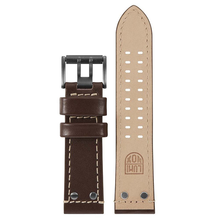 Luminox Men's Atacama Series Brown & Beige Leather Strap Stainless Steel Buckle Watch Band - FEX.1920.72H.80.K