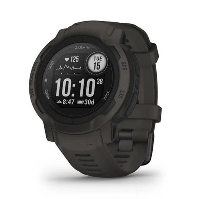 Garmin Instinct 2 - Standard Edition Graphite Silicone Band Smaller-Sized Multi-GNSS Support Watch - 010-02626-10