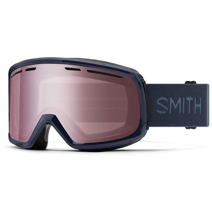 Smith Unisex Metal Frame Range Snow Glass Lens Navy Blue Goggles - M004212R7994U
