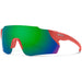 Smith Mens Attack MAG MAX Matte Red Rock Frame Green Mirror Lens Sunglasses - 2004230Z399X8 - WatchCo.com