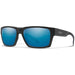 Smith Mens Outlier 2 Matte Black Frame Blue Mirror Polarized Lens Sunglasses - 20067012456QG - WatchCo.com