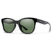 Smith Womens Caper Black Frame Gray Green Polarized Lens Sunglasses - 20104280753IR - WatchCo.com