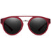 Smith Womens Range Matte Crystal Deep Maroon Frame Black Polarized Lens Sunglasses - 201270LPA506N - WatchCo.com