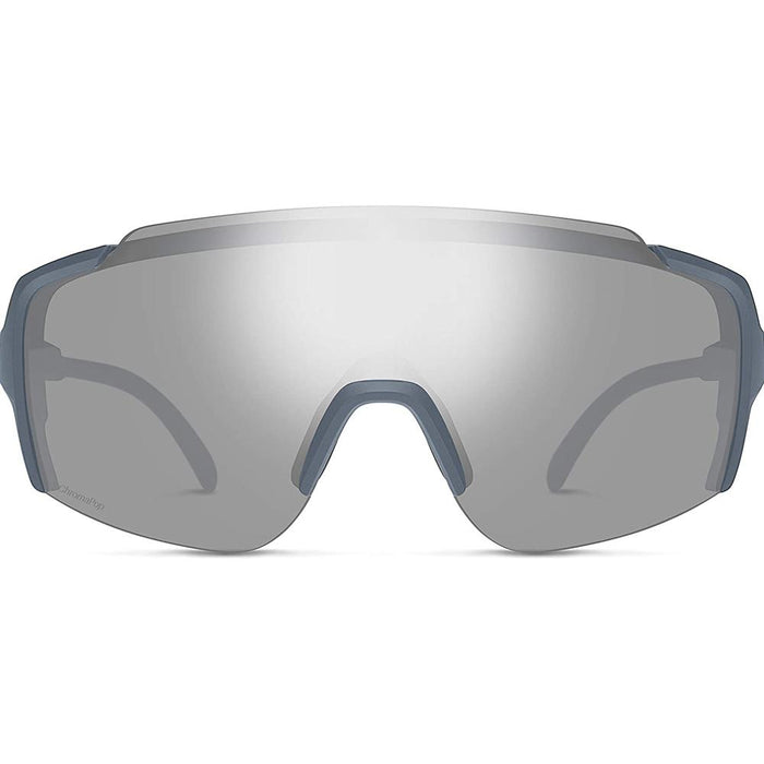 Smith Mens Flywheel Matte Iron Frame Platinum Mirror Lens Sunglasses - 201517FLL99XB - WatchCo.com